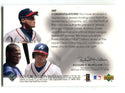 Andrew Jones/ Rafael Furcal 2001 Upper Deck SPX Winning Materials #JAF