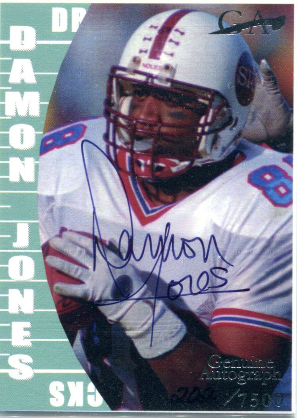 Damon Jones Autographed Card 202/7500