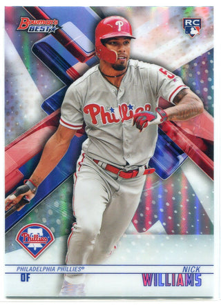 Nick Williams 2018 Bowman's Best Refractor Rookie Card
