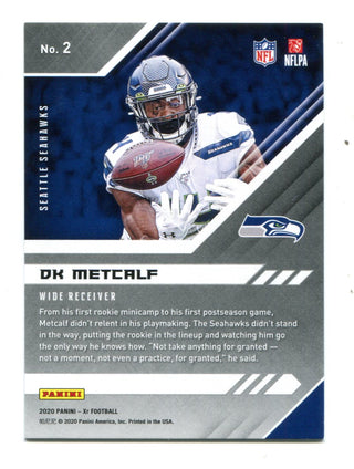 DK Metcalf 2019 Panini XR #2 Card 5/5
