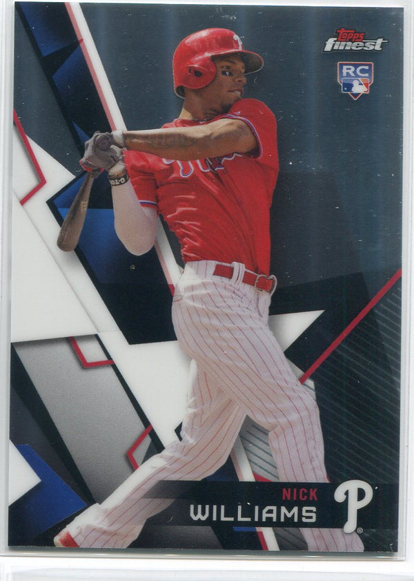 Nick Williams 2018 Topps Finest Rookie Card