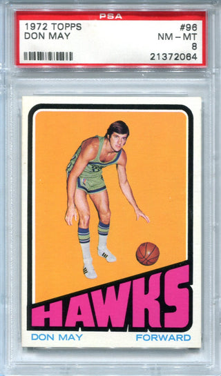 Don May 1972 Topps #96 PSA NM-MT 8 Card