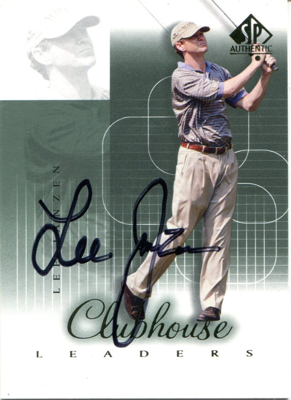 Lee Janzen Autographed 2002 Upper Deck SP Card
