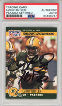 LeRoy Butler "HOF 22" Autographed 1990 Pro Set Rookie Card (PSA Auto)