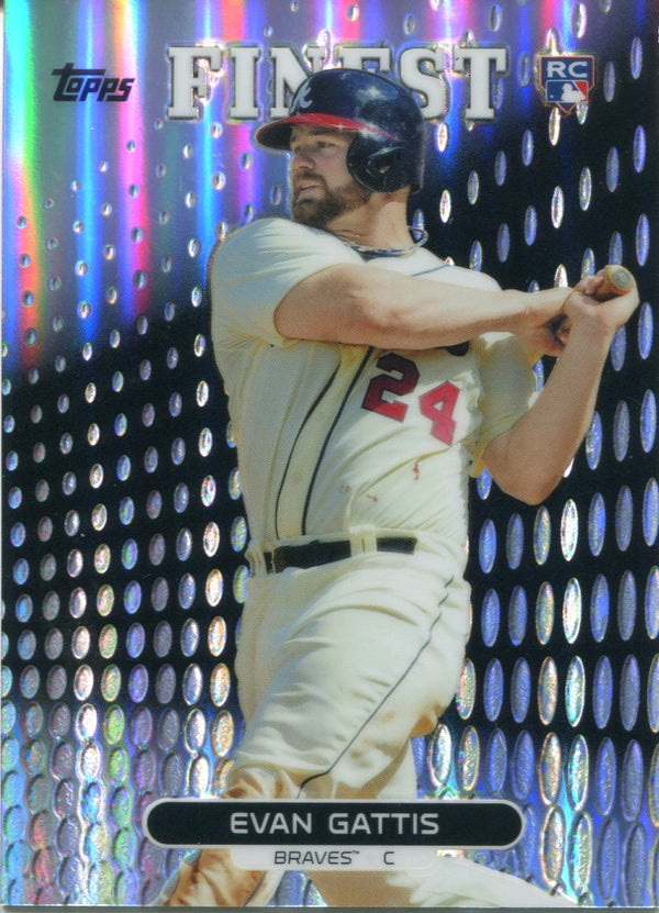 Evan Gattis 2013 Topps Finest Refractor Rookie Card