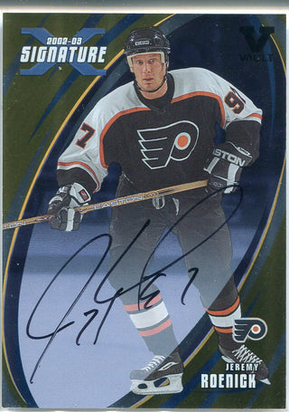 Jeremy Roenick Autographed 2003 In The Game Card