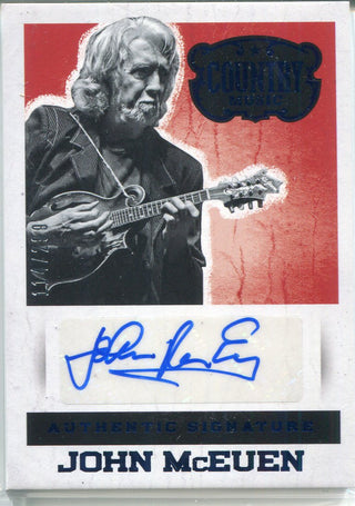 John McEuen Autographed 2014 Panini Country Music Card 114/299