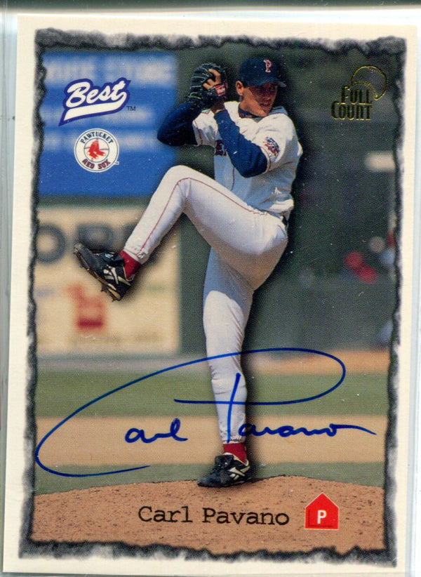 Carl Pavano 1997 Full Court Autographed Card