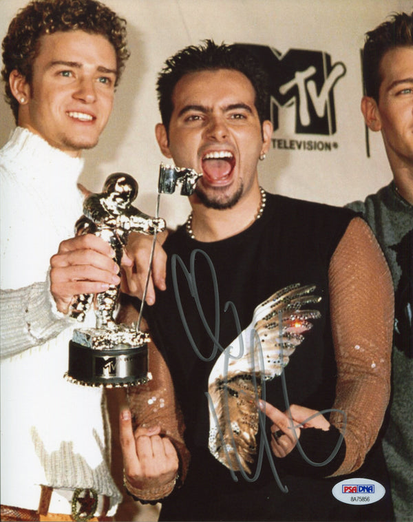 Chris Kirkpatrick Autographed MTV Awards 8x10 Photo (PSA)