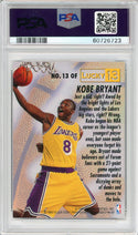 Kobe Bryant 1996 Fleer Lucky 13 Card #13 (PSA NM-MT 8)