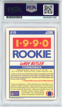 LeRoy Butler "HOF 22" Autographed 1990 Score Rookie Card (PSA Auto)