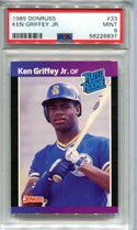 Ken Griffey Jr. 1989 Donruss #33 PSA Mint 9 Card