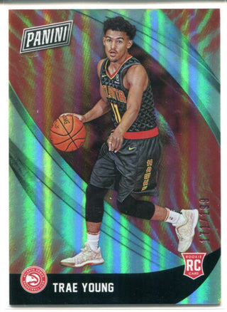 Trae Young 2018 Panini Black Friday Rookie Card #44