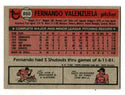 Fernando Valenzuela 1981 Topps #850 Rookie Card