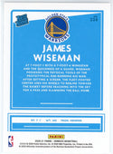 James Wiseman 2020-21 Panini Donruss Rated Rookie Card #226