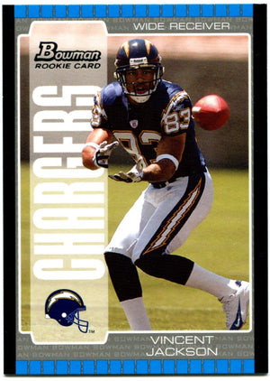 Vincent Jackson 2005 Bowman Rookie Card