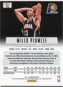 Miles Plumlee Autographed 2012-13 Panini Prizm Card