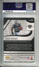 Josh Jacobs 2019 Panini Red Wave Prizm Auto  #323 PSA Mint 10 RC /149