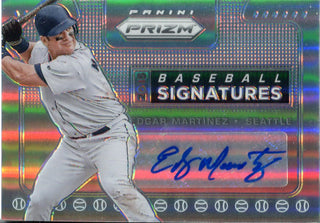 Edgar Martinez Autographed 2015 Panini Prizm Card