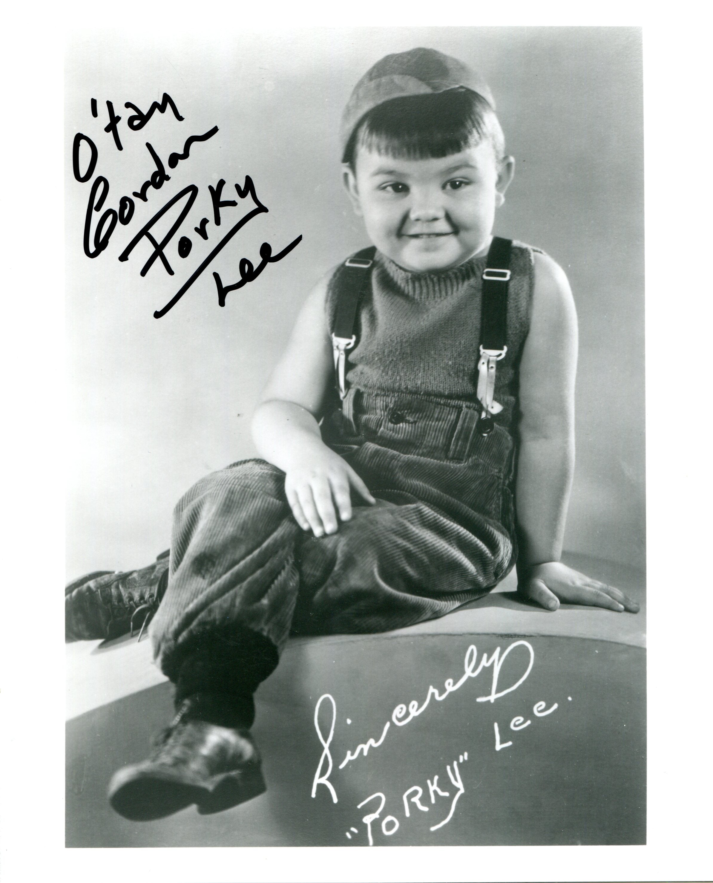 Eugene Gordon Lee Autographed 8x10 Photo | Hollywood Collectibles