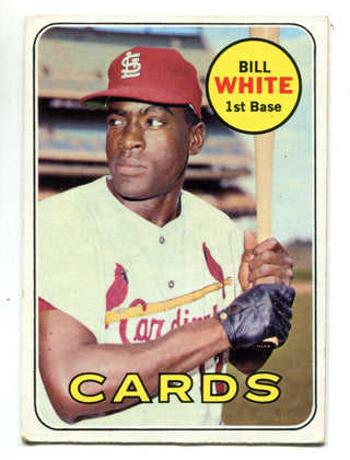 Bill White 1969 Topps #588 Card