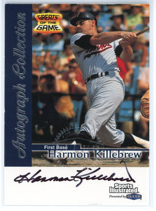 Harmon Killebrew Autographed 1999 Fleer Greats of the Game Card