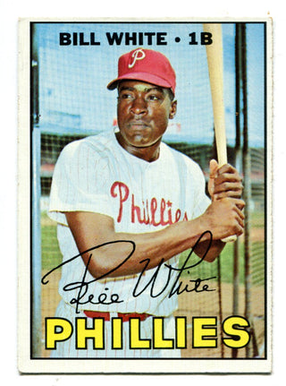 Bill White 1967 Topps #290 Card