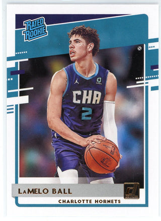 LaMelo Ball 2020-21 Panini Donruss Rated Rookie Card #202