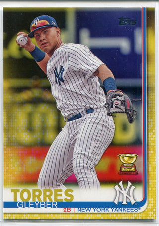 Gleyber Torres 2019 Topps Series One Yellow Walgreens Exclusive Card