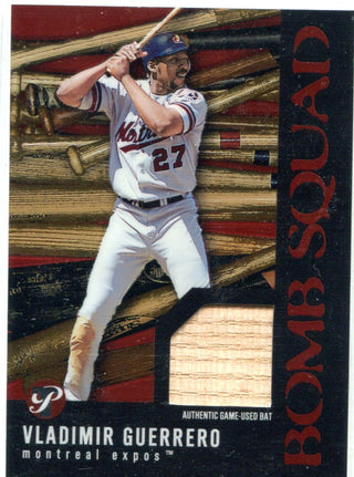 Vladimir Guerrero 2003 Topps Bomb Squad Game-Used Bat Card