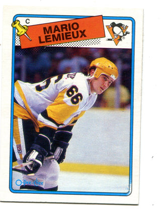 Mario Lemieux 1988 O-Pee-Chee #1 Card