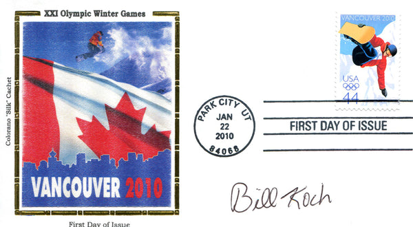 Bill Koch Autographed First Day Cover