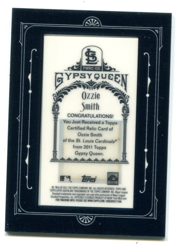 Ozzie Smith 2011 Topps Gypsy Queen Jersey Card #fmros