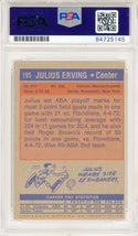 Julius Erving Autographed 1972 Topps Rookie Card #195 (PSA Auto Gem Mint 10)