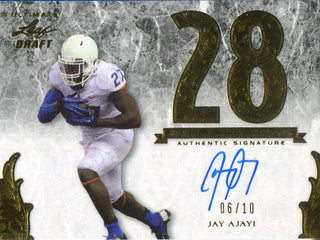 Jay Ajayi Autographed 2015 Leaf Draft Ultimate Rookie Card