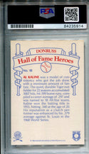 Al Kaline 1983 Autographed Donruss Baseball card (PSA)