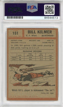 Bill Kilmer Autographed 1962 Topps Card #151 (PSA Auto 10)