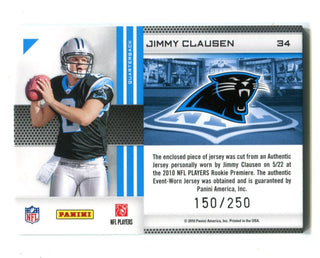 Jimmy Clauson 2010 Absolute Memorabilia War Room Jersey Card