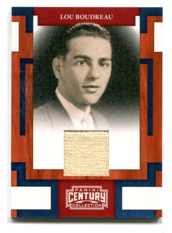 Lou Boudreau 2010 Panini Century Collection #11 Jersey Card 175/175