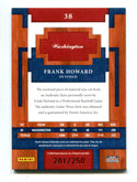 Frank Howard 2010 Panini Century Collection #38 Jersey Card 201/250