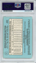 Don Sutton Autographed 1986 Donruss Card #611 (PSA)