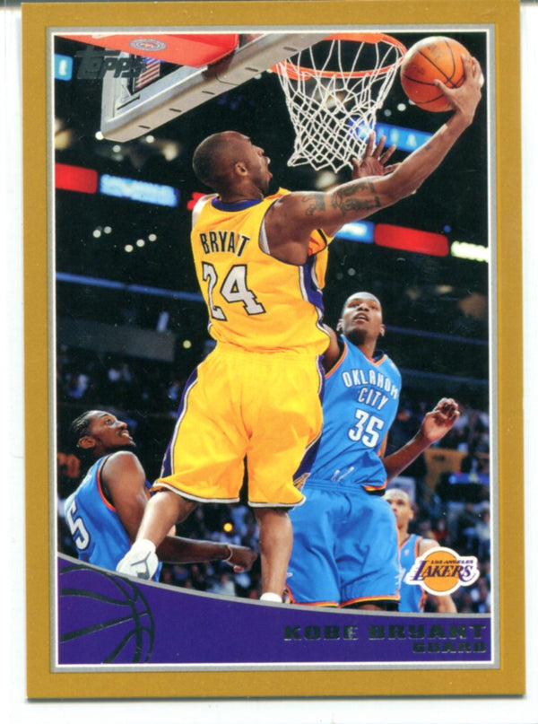 Kobe Bryant 2009-10 Topps Gold Card #123