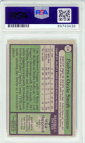 Ozzie Smith Autographed 1979 Topps Rookie Card #116 (PSA)