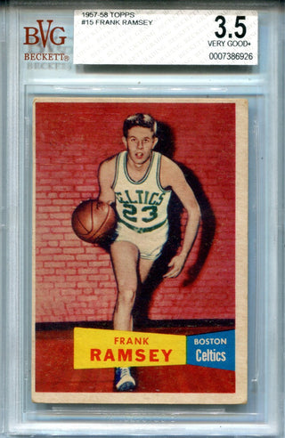 Frank Ramsey 1957-58 Topps #15 BGS 3.5 Card