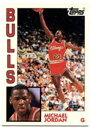 Michael Jordan Topps Archives 1985 Reprint