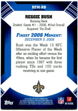 Reggie Bush Topps Finest Moments 2007