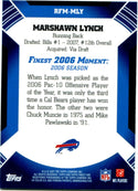 Marshawn Lynch 2007 Topps Finest Rookie Card