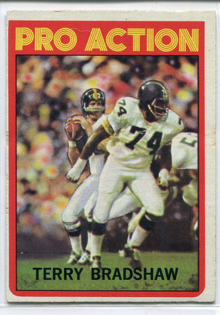 Terry Bradshaw 1972 Topps Pro Action Card #120
