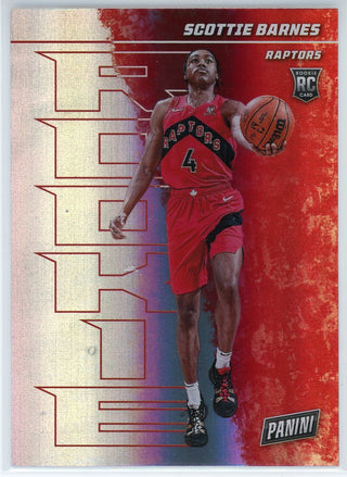 Scottie Barnes 2021-22 Panini Player of the Day Foil Rookie Card #54