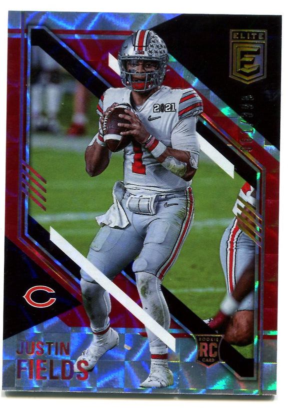 Justin Fields 2021 Panini Donruss Elite #102 Checkerboard Card /399